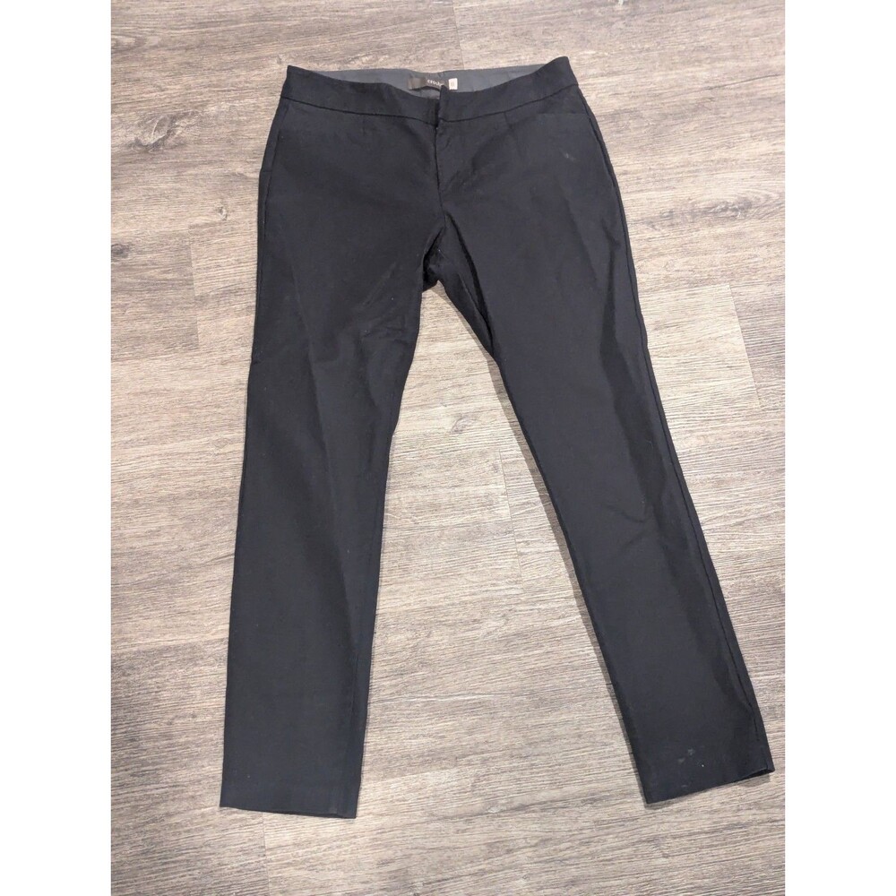 CROSBY Cropped pants womens size 6 black Business Casual